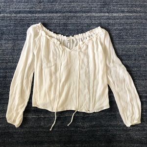 Off the shoulder blouse